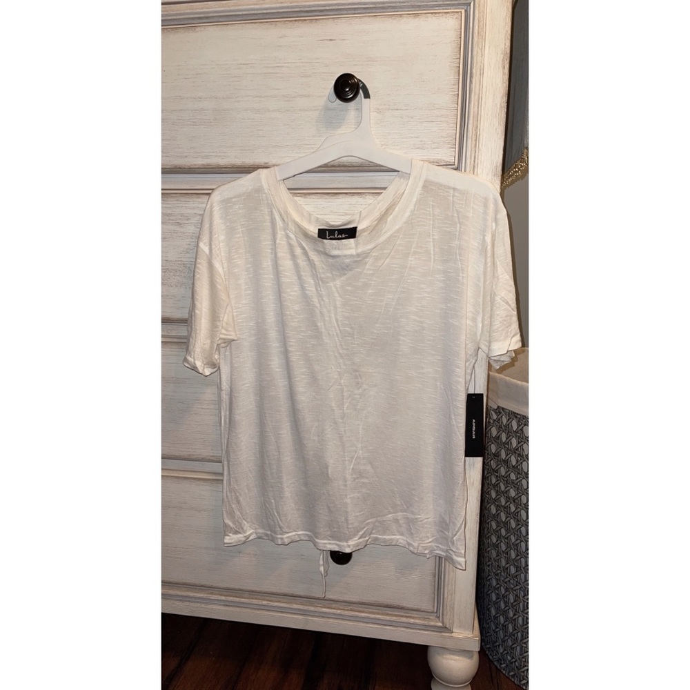 Lulus cinched back tee